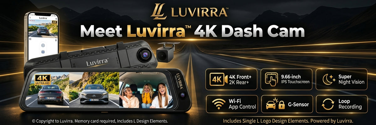 Luvirra™ RoadVision 4K Dash Cam